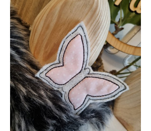 Stickdatei ITH - Blumenstecker Schmetterling